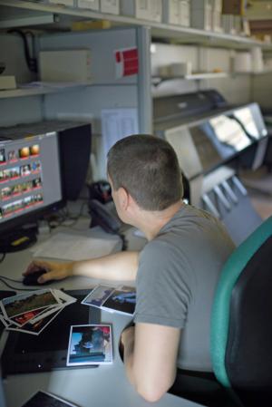 Vue du laboratoire numérique © musée Nicéphore Niépce