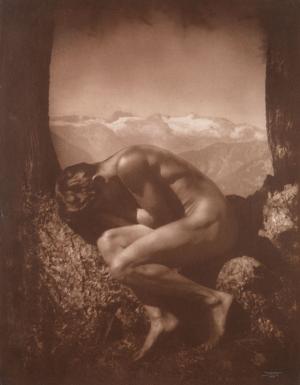 Rudolf Koppitz Dans les bras de la nature (autoportrait) 1923 58,8 x 46,6 cm Photoinstitut Bonartes, Vienne 
