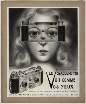 Publicité   Vérascope   Jules Richard © musée Nicéphore Niépce   Ville de Chalon-sur-Saône