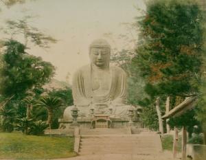 Attribué à Tamamura Kozaburo Statue monumentale de Bouddha vers 1880